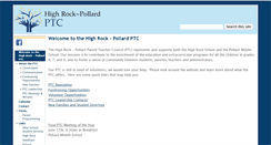 Desktop Screenshot of highrockpollardptc.org