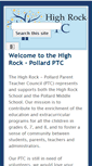 Mobile Screenshot of highrockpollardptc.org