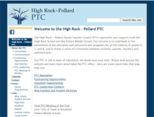Tablet Screenshot of highrockpollardptc.org